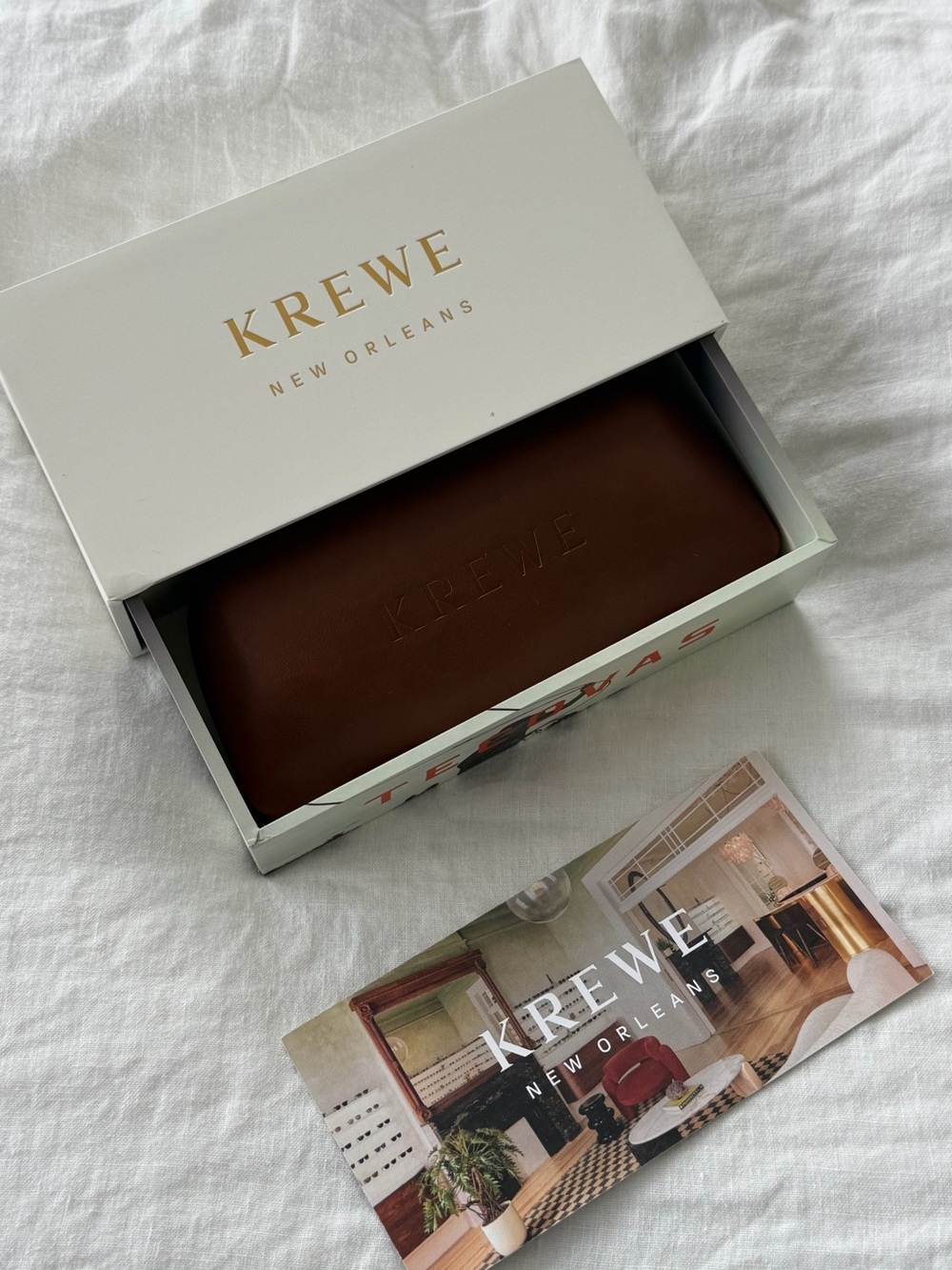 KREWE x Tecovas Austin Brown Gradient Square Aviator Sunglasses NEW - Picture 9 of 10